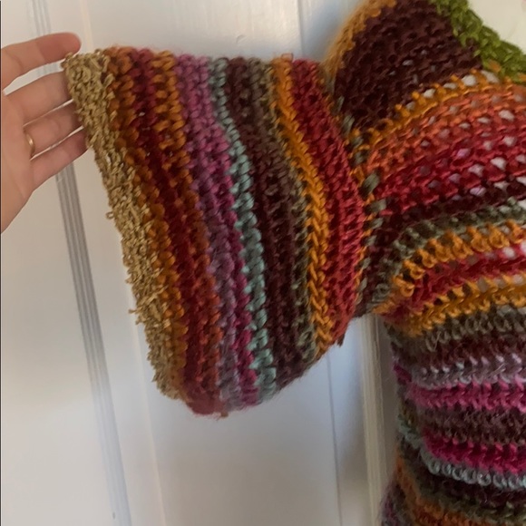 Vintage Handmade Rainbow Sweater - Picture 6 of 7